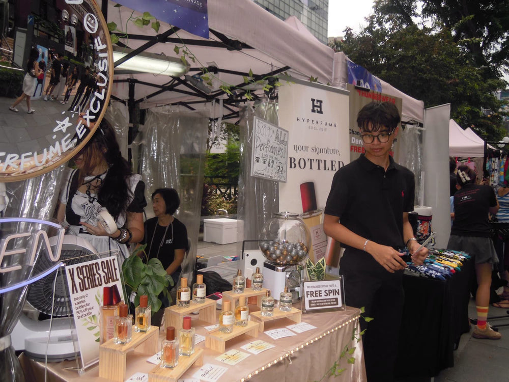 Hyperfume Exclusif booth