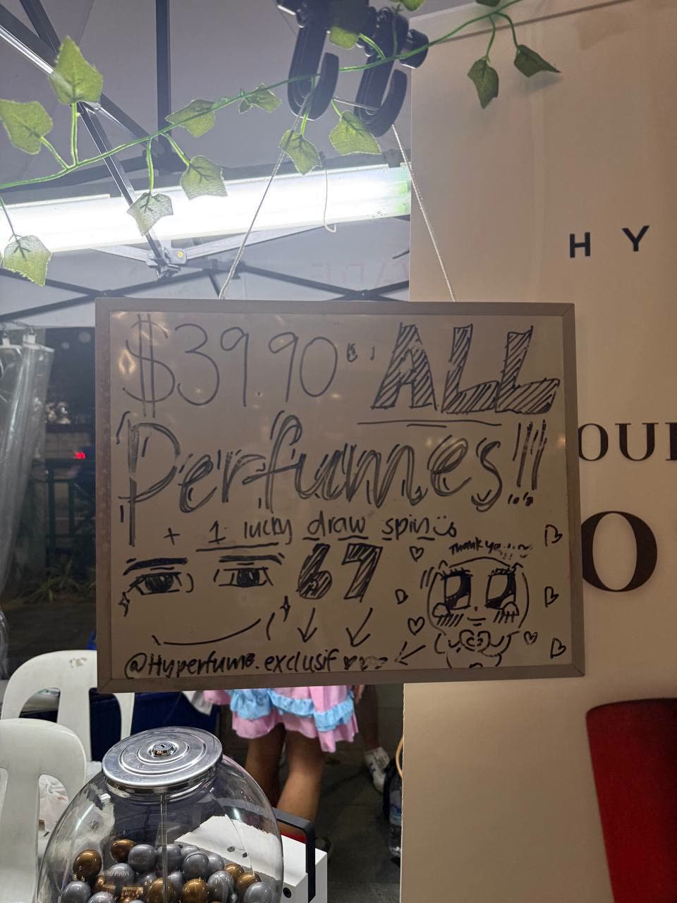 Hyperfume Exclusif booth