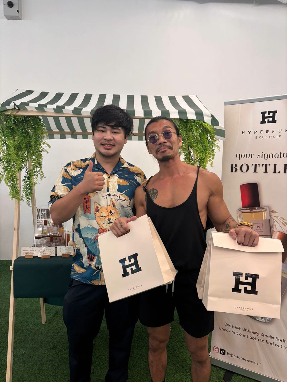 Hyperfume Exclusif booth